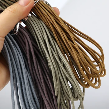 1 Rolo (Cerca de 5 M/Rolo) de Nylon Jóias Corda de fio Multicolor de Elástico de Corda para DIY Pulseira Colar da Jóia de 2,2 mm