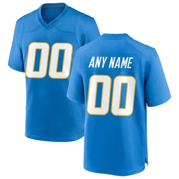 Personalizado-Americana de Futebol Jersey Los Angeles camisa de Futebol Jogo Personalizado do Seu Nome de Qualquer Número de Todos os Costurado S-5XL