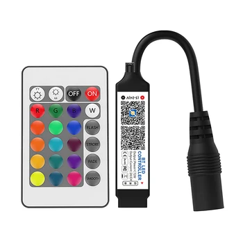 Inovador Mini Bluetooth Compatível Controlador de LED Faixa de Luz Tempo de Mudar Várias Modo de Música Para RGB Inteligente de Controle de APLICATIVO