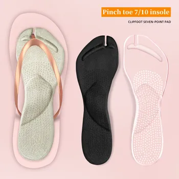 Flip-Flops Pé Clipe Chinelos de quarto Sandália Confortável e Auto-adesivo Sapato Almofada de Apoio do Arco Macio, Sola Anti-derrapante Palmilhas de Absorção de Choque