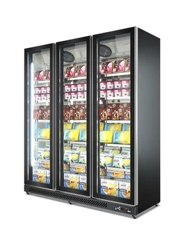 Freezer, refrigeradores comerciais, churrasqueira armário de exposição, vertical baixa temperatura do produto congelado congelador