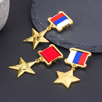 Russo URSS Pins, Broches Emblemas Lembrança Coleção Guerra Patriótica Soviética Vitória de santo