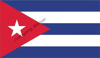 Cuba Bandeira De Vinil Decal Adesivo De Pára-Choque Do Caminhão Do Carro Van Laptop Janela Adesivos Estilo De Cobertura De Riscos Acessórios De Decoração