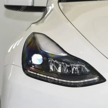 2Pcs Para Tesla Model 3 Y X S o Farol do Carro Tonalidade de Fumaça Preta de Protecção Frontal Filme de Luz de Proteção de TPU Transparente Autocolante Tesla