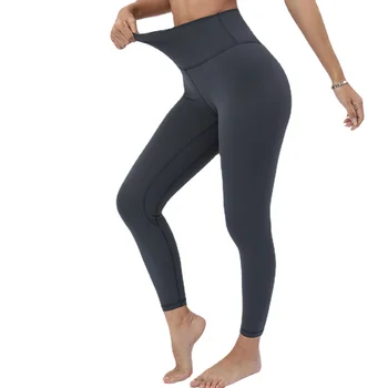 Luluwomen Yoga Leggings de Cintura Alta Elástico Boa Qualidade de limão Esportes Calça Lulu Fitness Execução Menina de Ginástica ao ar livre meia-Calça com logo