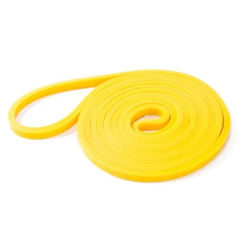 Difícil de Látex Banda de Resistência Elástica de Exercício de Resistência de Pull-Ups Auxiliar Banda de Reforço de Trem,0,64 cm,Amarelo