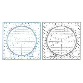 360 Graus do Círculo de Desenho, Régua e Círculo Maker Geométricas Desenho Régua de Dropship