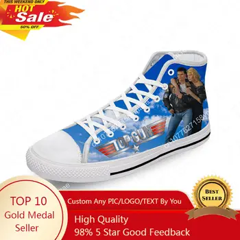Top Gun Maverick Alta Superior Tênis Mens Womens Adolescente Casuais Sapatos de Lona de Tênis de Impressão 3D Respirável Leve sapato