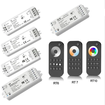 Skydance RGBCCT/RGBW/RGB/CCT/regulação de LED Controlador de RF 2.4 G sem Fio Controlador LED DC12V-24V