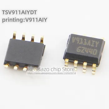 5pcs/monte TSV911AIYDT V911AIYDT impressão de tela de Seda V911AIY SOP-8 pacote Original genuíno amplificador Operacional chip