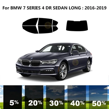 Pré-cortados nanoceramics carro UV Janela Matiz Kit de películas Automotivas Para o BMW SÉRIE 7 4 DR LIMOUSINE LONG2016-2019