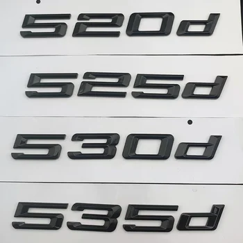 3D Carro ABS Letras Tronco Emblema Emblema Logo Adesivo Para BMW E60 530d 530i 520d F10 520i E39 535d 535i 540i 525d F11 Acessórios