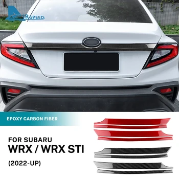 Macia Real de Fibra de Carbono, Etiqueta Para a Subaru WRX/WRX STI 2022 2023 Carro Tampa do porta-malas Lidar com Decoração LHD RHD Proteger a Guarnição Acessórios