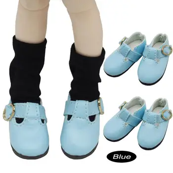 Crianças Brinquedos Artesanais Boneca Sapatos T-cinta com Fivela de Moda de Menina Boneca Sandália de Tamanho Pequeno Sapato de Boneca Acessórios