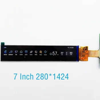 280x1424 exposição de TFT LCD de Módulos de 7